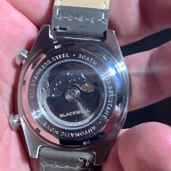 Blackwell Automatic Van Alen Watch Blue Dial SS - Picture 7 of 12